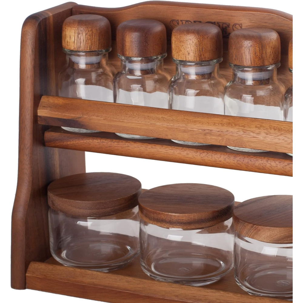 Billi Spice Rack 5 Bottles W/Canister 3pcs Set-ACA-OG55/3