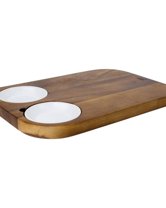 Billi Rectangular Board W/Ceramic Bowl