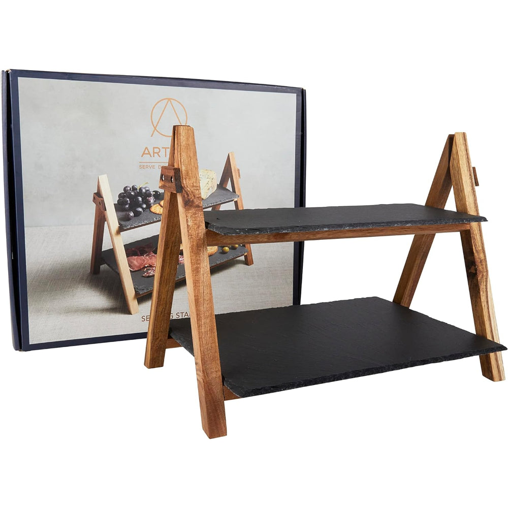 Art Serving Stand 2 Tier 40X30Cm