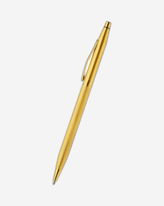 Cross Classic Century® Polished 23Kt Gold-Plated Engraved Diamond Pattern With 23Kt Gold-Plated Appointments Ballpoint Pen - AT0082-167