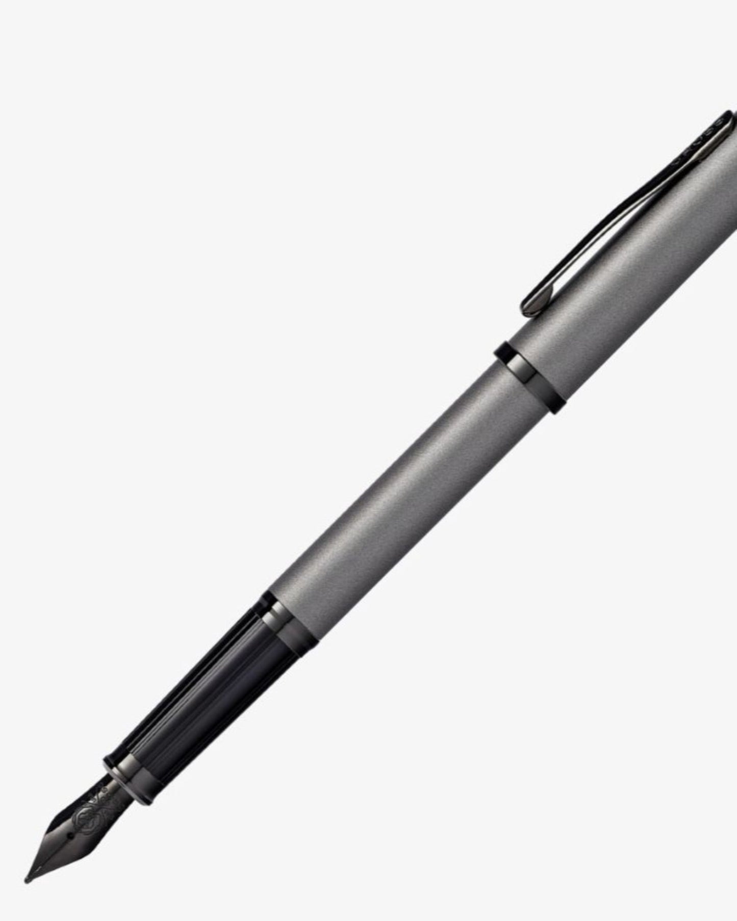 قلم حبر كروس سنتشري الثاني رمادي معدني