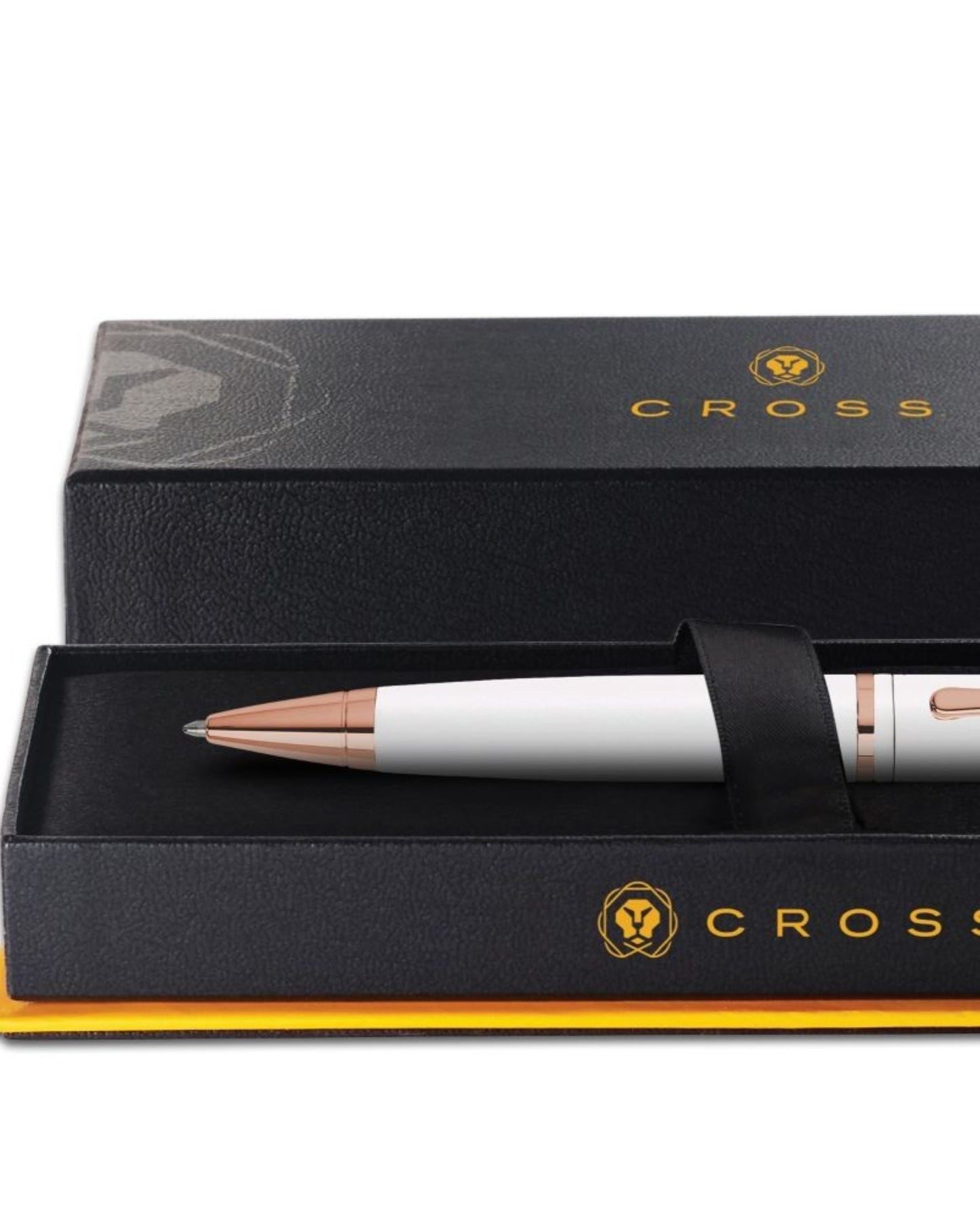 Cross Calais White Rose Gold Ballpoint Pen