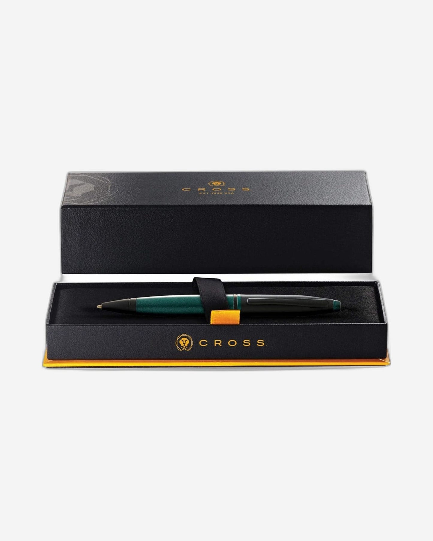 Cross Calais Green Black Lacquer Ballpoint Pen