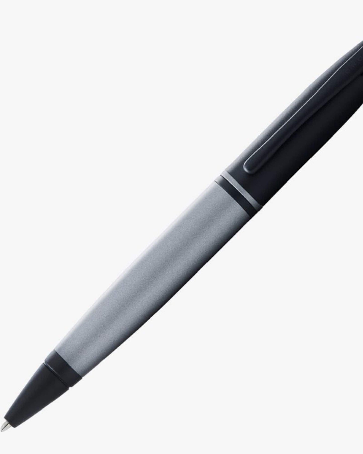 Cross Calais Matte Gray and Black Lacquer Ballpoint Pen AT0112-26
