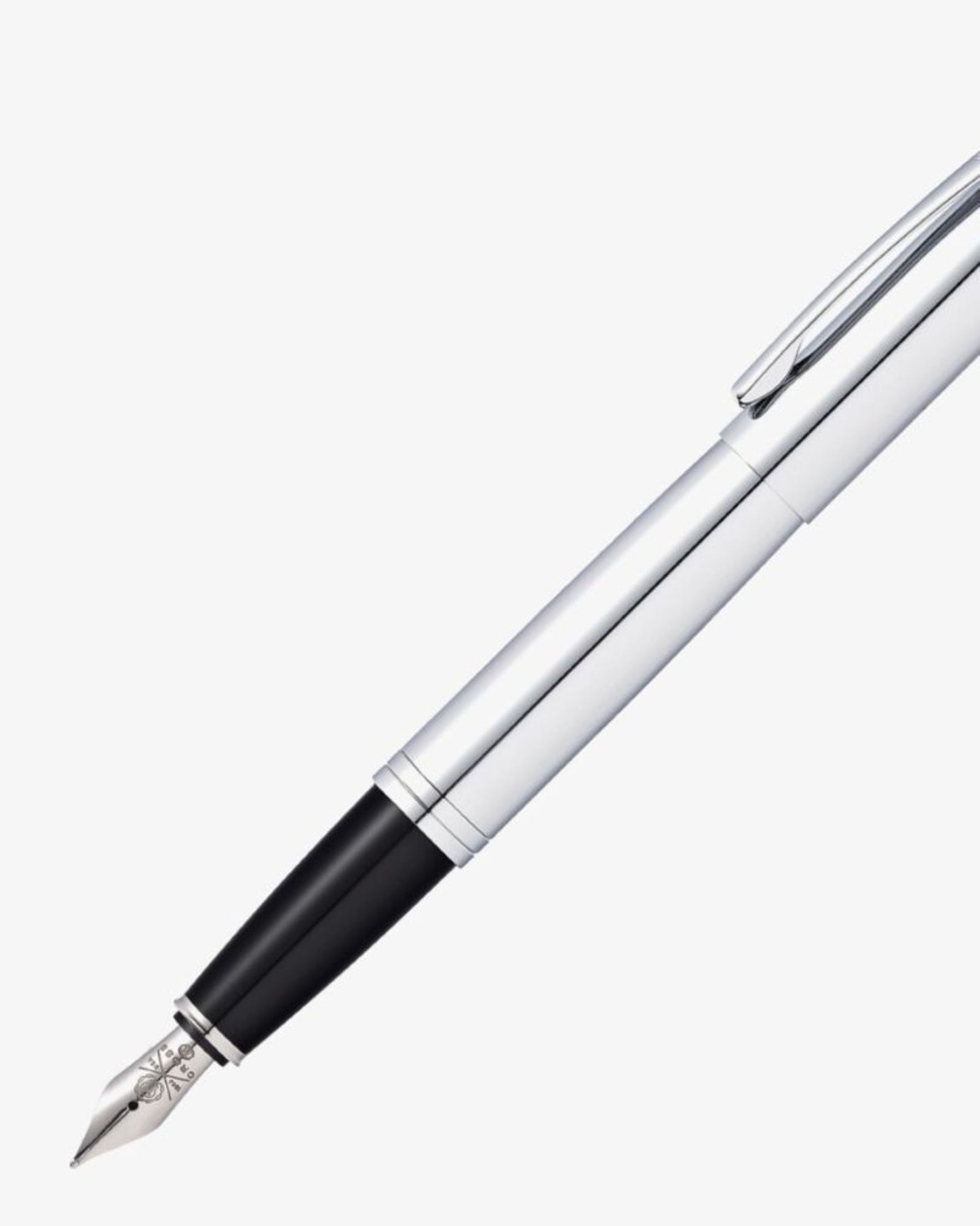 Cross Calais Lustrous Chrome Fountain Pen