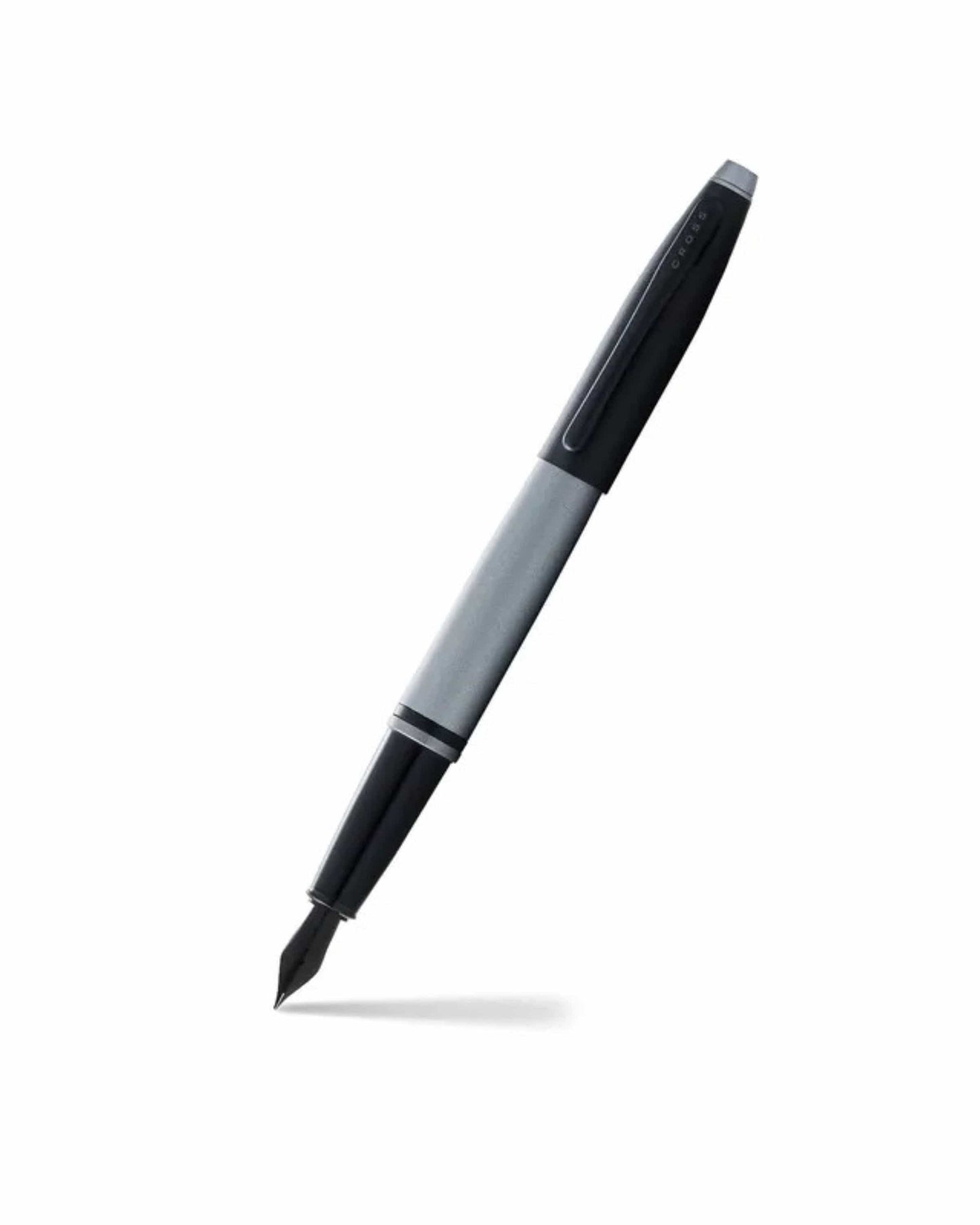 Cross Calais™ Matte Gray And Black Lacquer Fountain Pen