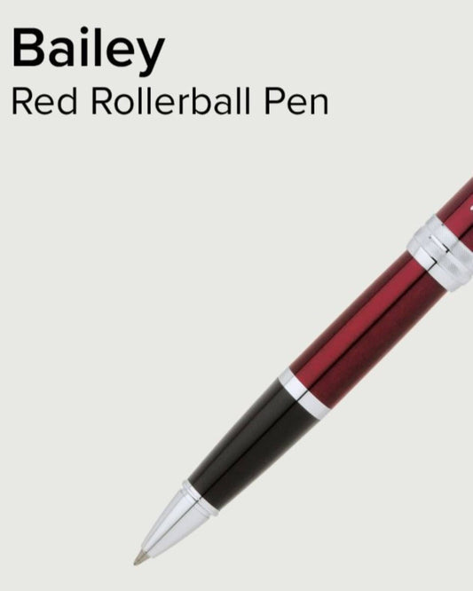 Cross Bailey Red Lacquer Rollerball Pen