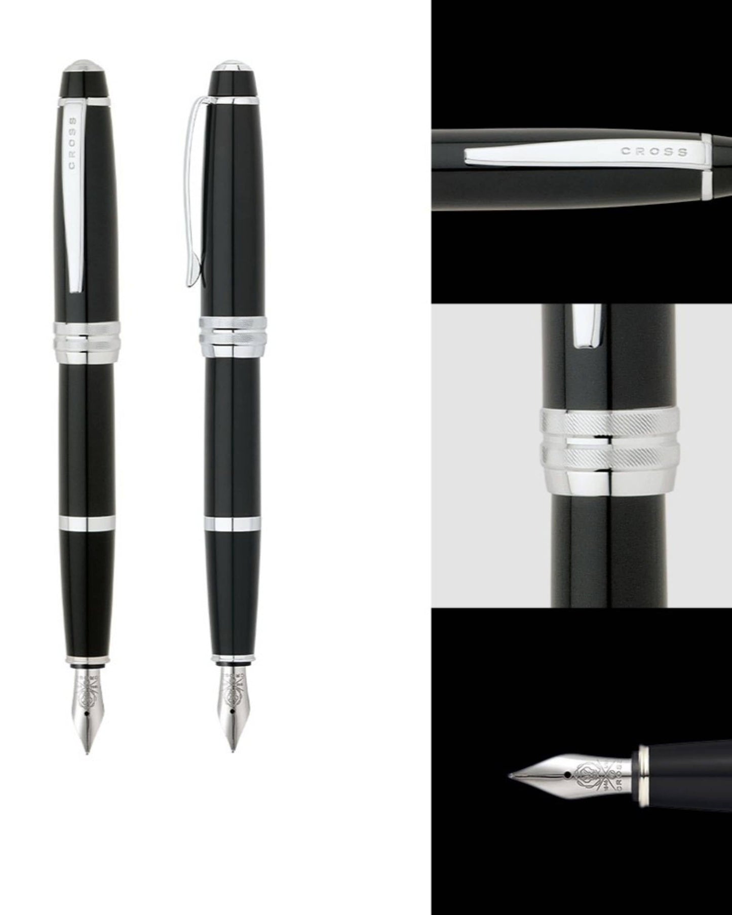 Cross Bailey Black Lacquer Fountain Pen
