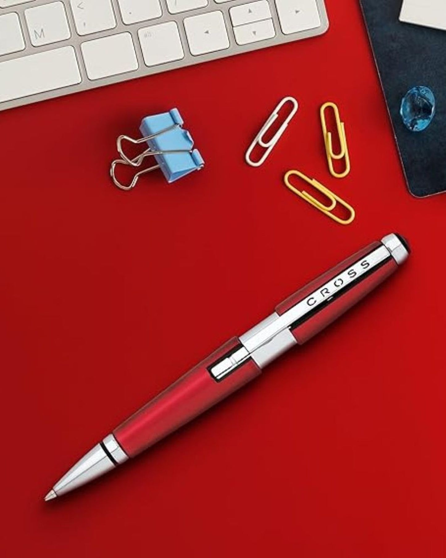 Cross Edge™ Red Gel Rollerball Pen AT0555-7