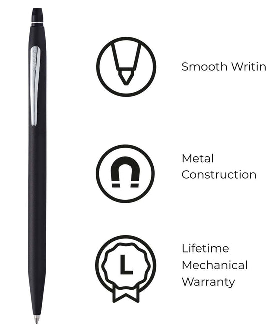 Cross Click Classic Black Ballpoint Pen