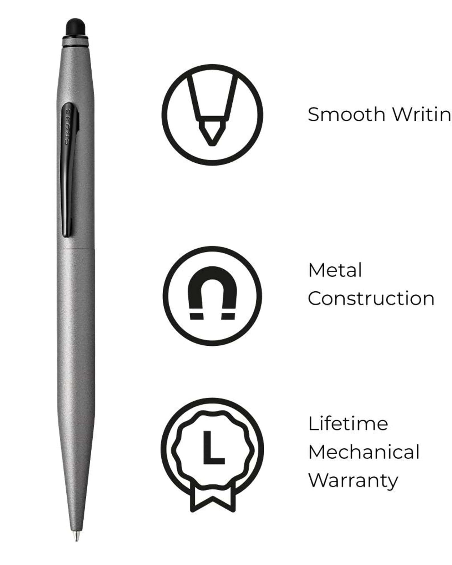 Cross Tech2 Titanium Gray Dual Function Pen