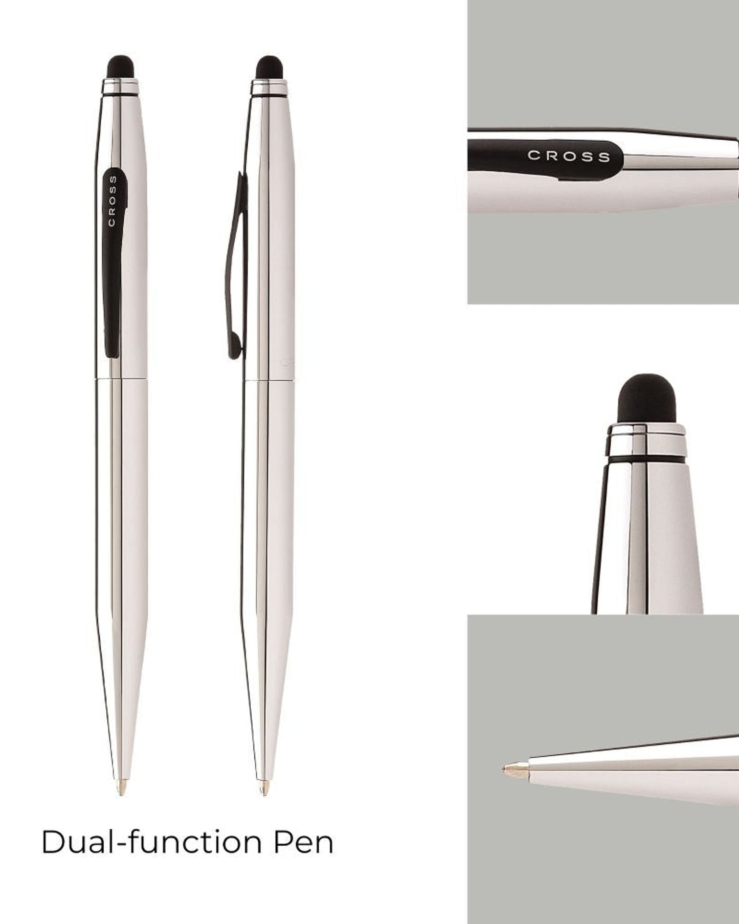Cross Tech2™ Chrome Dual-function Ballpoint Pen AT0652-2