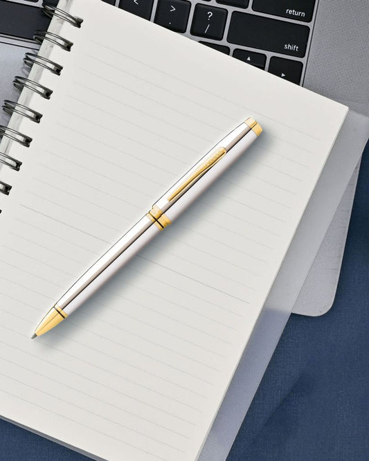 Cross Coventry Polished Chrome with Gone-Tone Ballpoint Pen AT0662-2