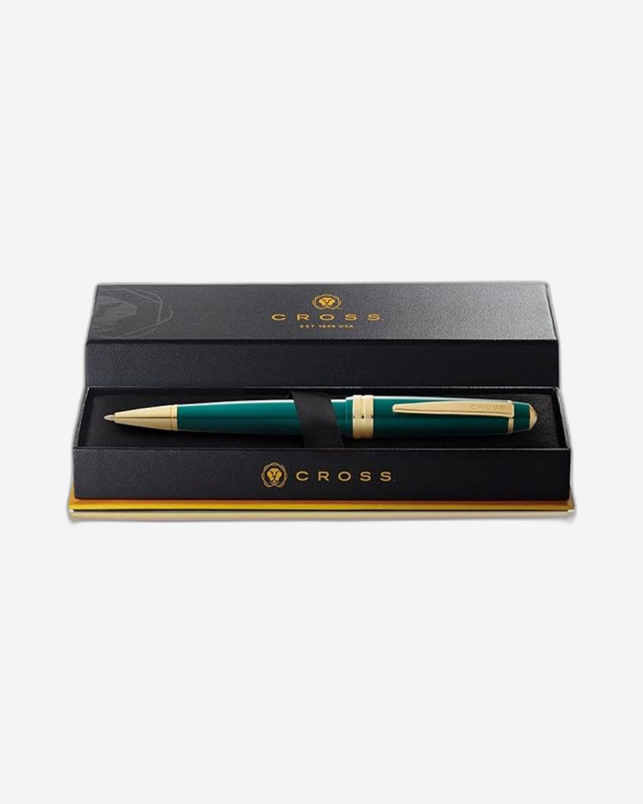 Cross Bailey Light™ Polished Green Resin and Gold Tone Ballpoint Pen AT0742-12