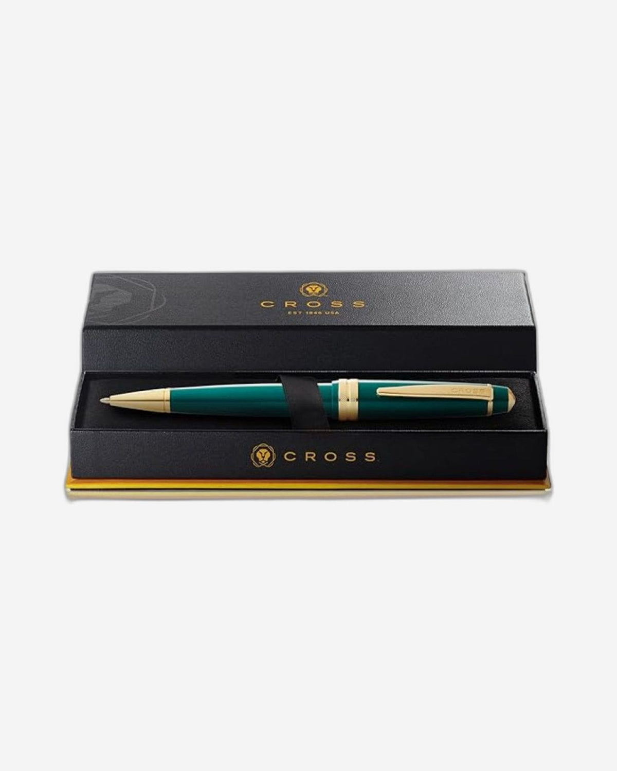 Cross Bailey Green Resin Gold Tone Ballpoint Pen