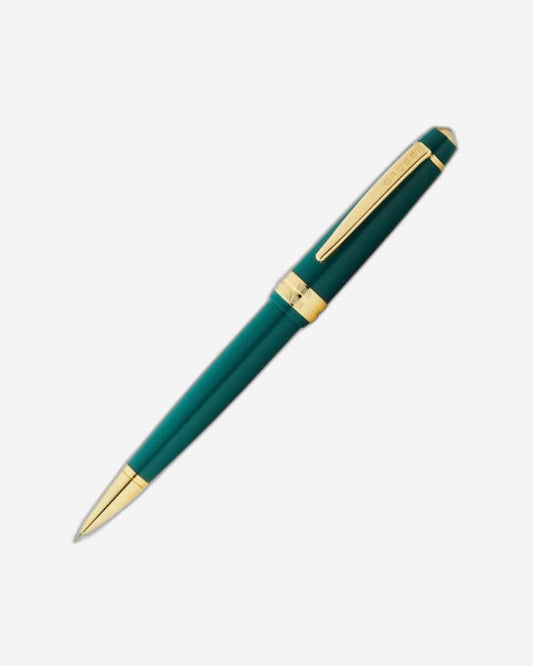 Cross Bailey Green Resin Gold Tone Ballpoint Pen