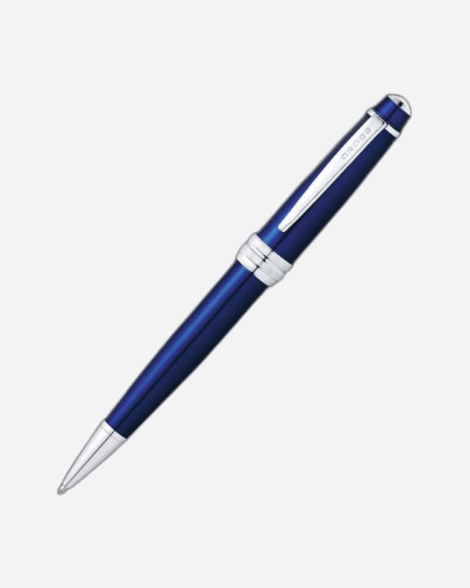 Cross Bailey Polished Blue Resin Ballpoint Pen