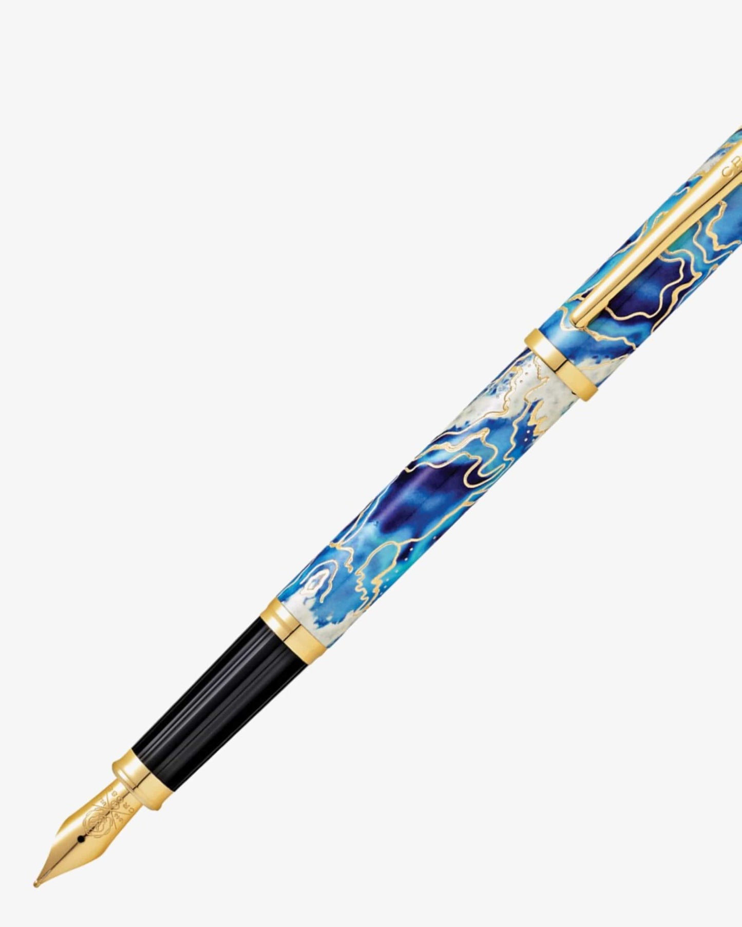Cross Wanderlust Malta With a 23Kt Gold-Plated Engravings Fountain Pen