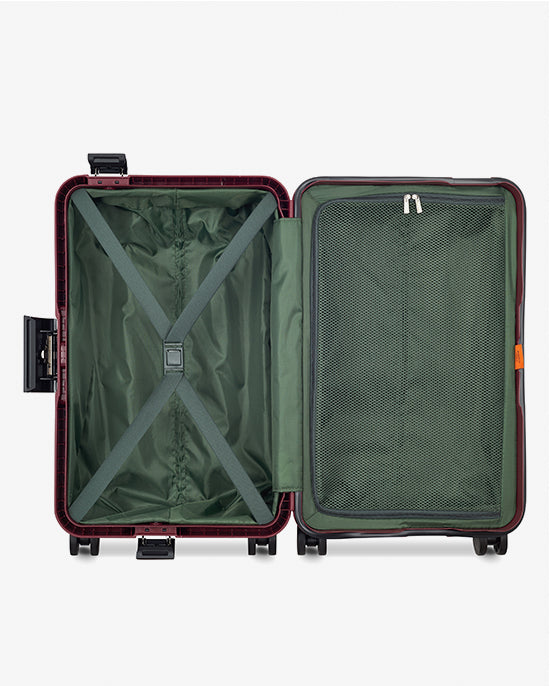 Delsey Paris Stone Hardcase 4Double Wheel Trolley Case