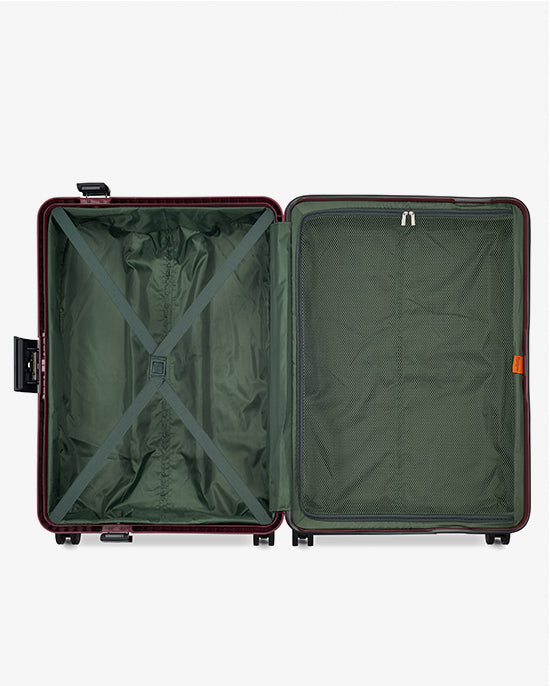 Delsey Paris Stone Hardcase 4Double Wheel Trolley Case