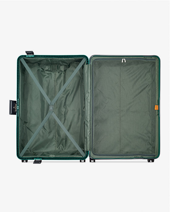 Delsey Paris Stone Hardcase 4Double Wheel Trolley Case