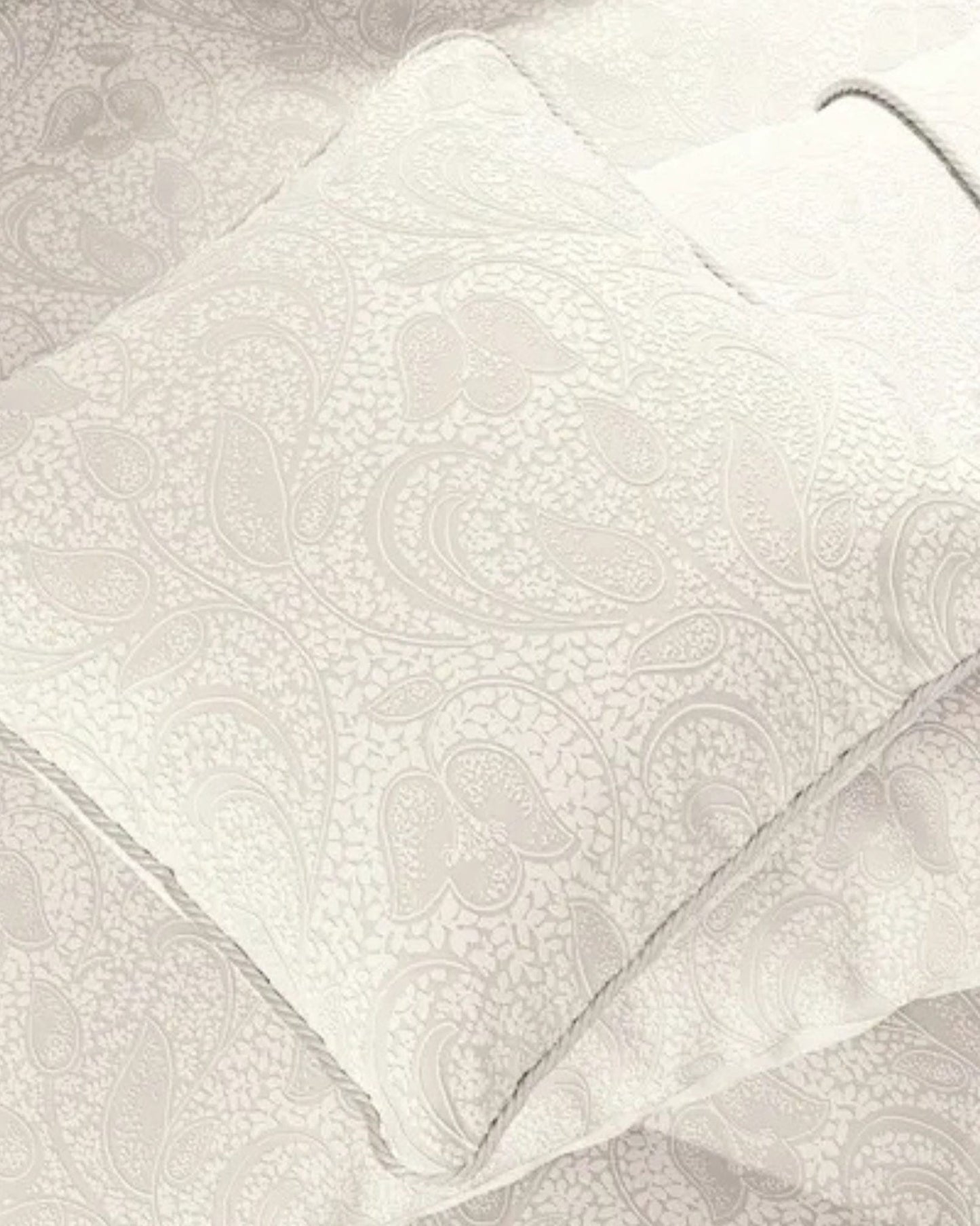 Bedeck of Belfast "Ashleigh" Duvet Cover and Oxford Pillowcase in Cashmere