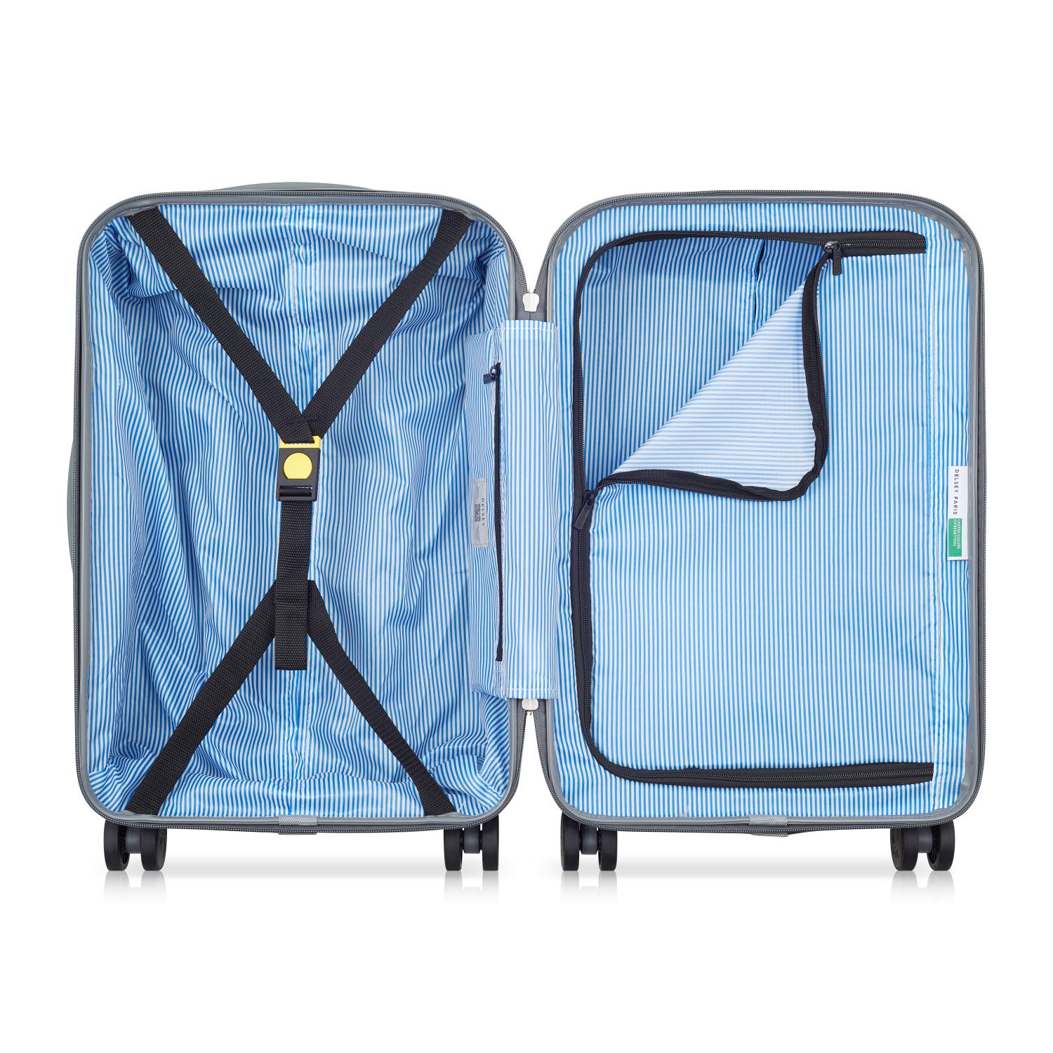 UCB Hardside 4 Double Wheel Non-Expandable Luggage Trolley