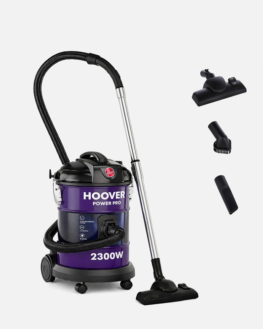Hoover Power Pro Drum Vacuum Cleaner, Blower Function, 2300 W, 22 L, Purple – HT85-T3-ME (ESMA Certified)