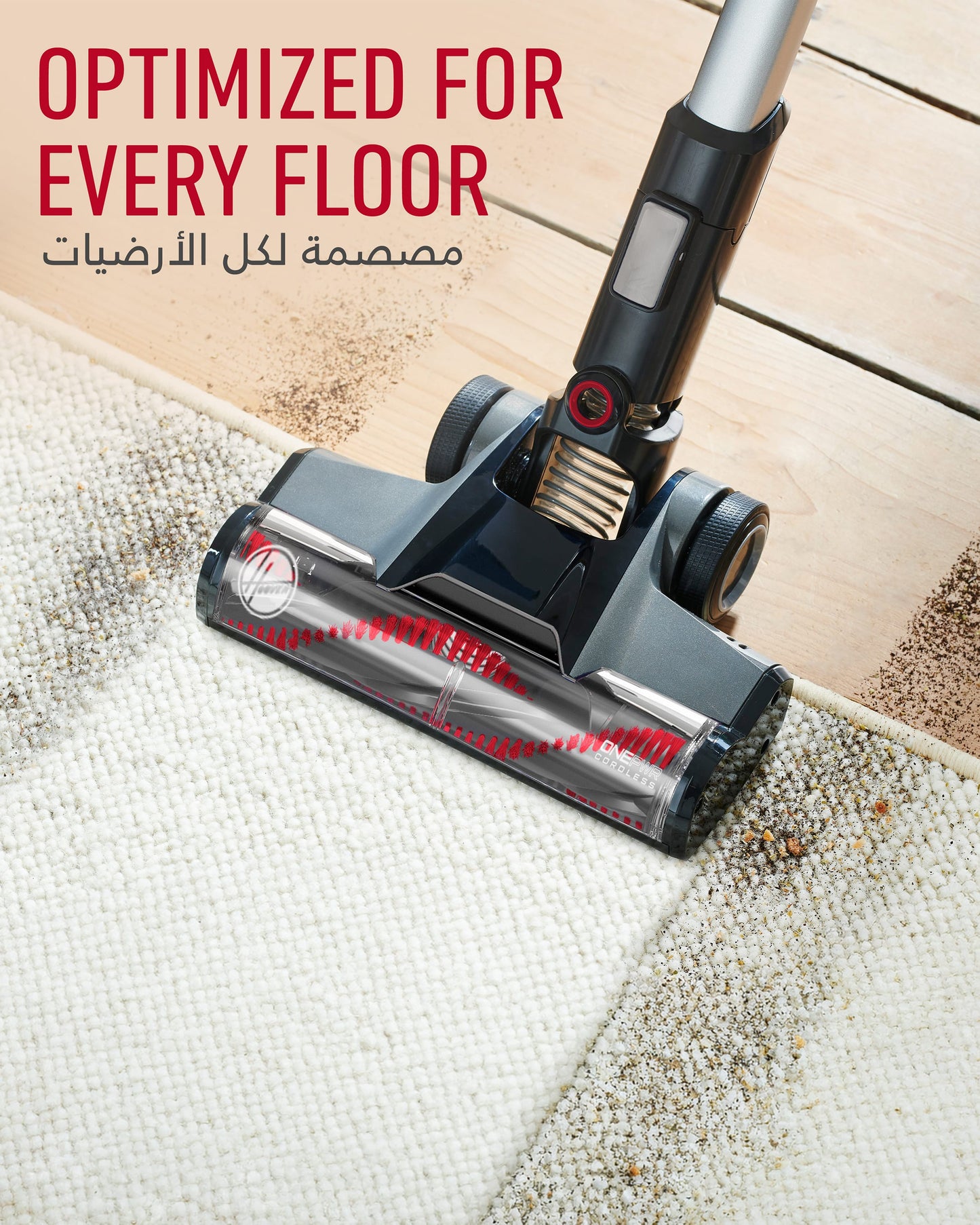 Hoover Cordless Stick Vacuum Cleaner, Up to 40-Minute Runtime, Silver – CLSV-VPME (ESMA Certified)