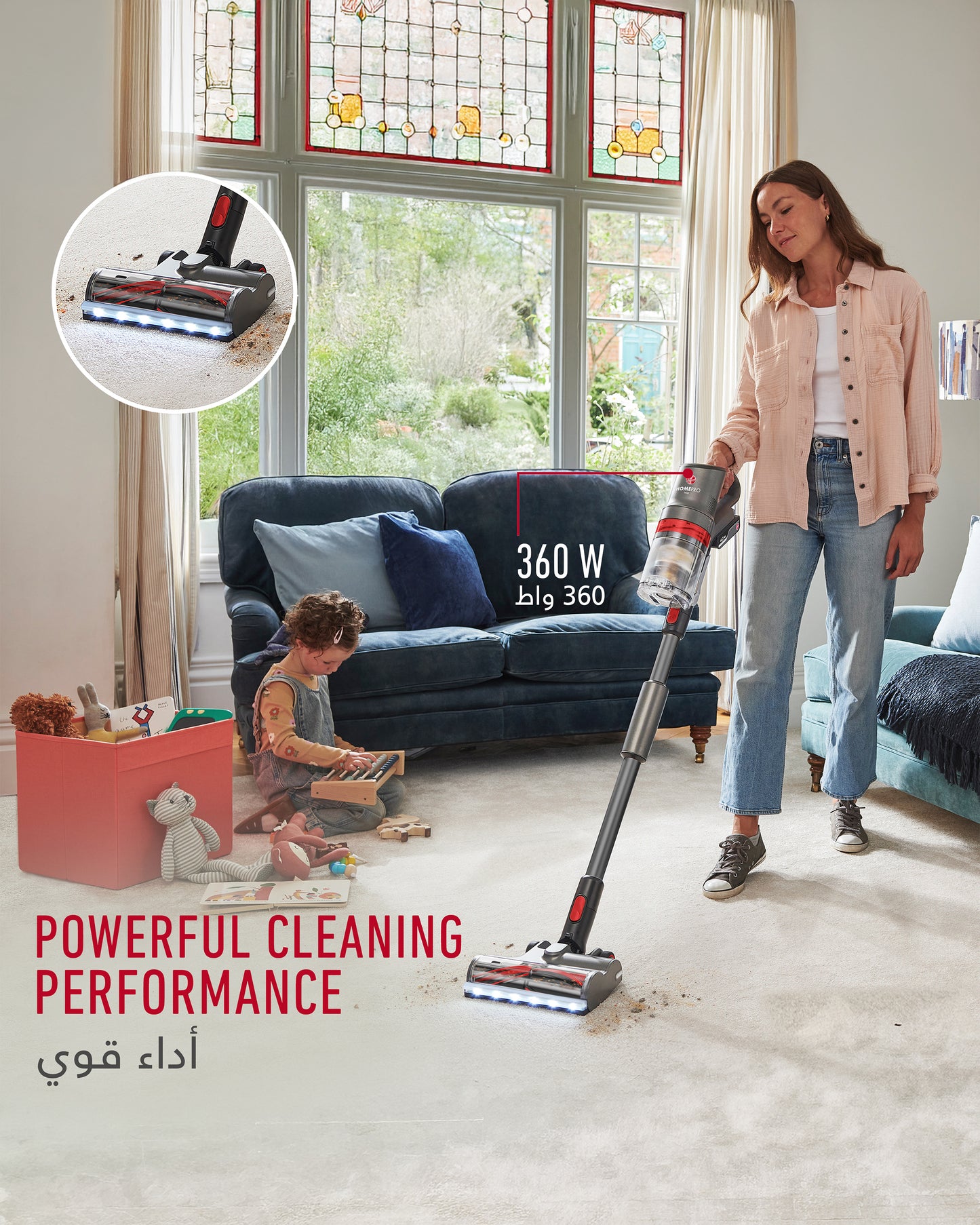 Hoover Homepro Plus Cordless Bagless Vacuum Cleaner