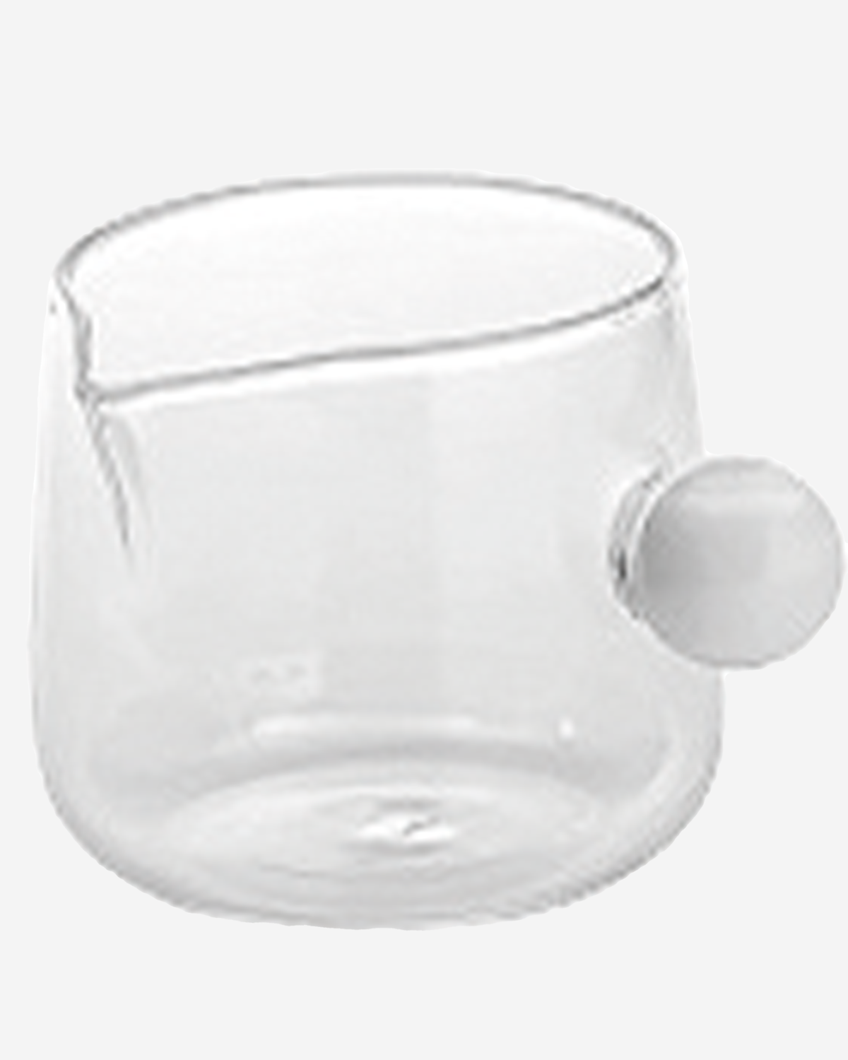 Bilia Creamer Transparent Ball White