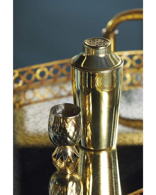 Bc Brass Pineapple Cocktail Shaker 325Ml