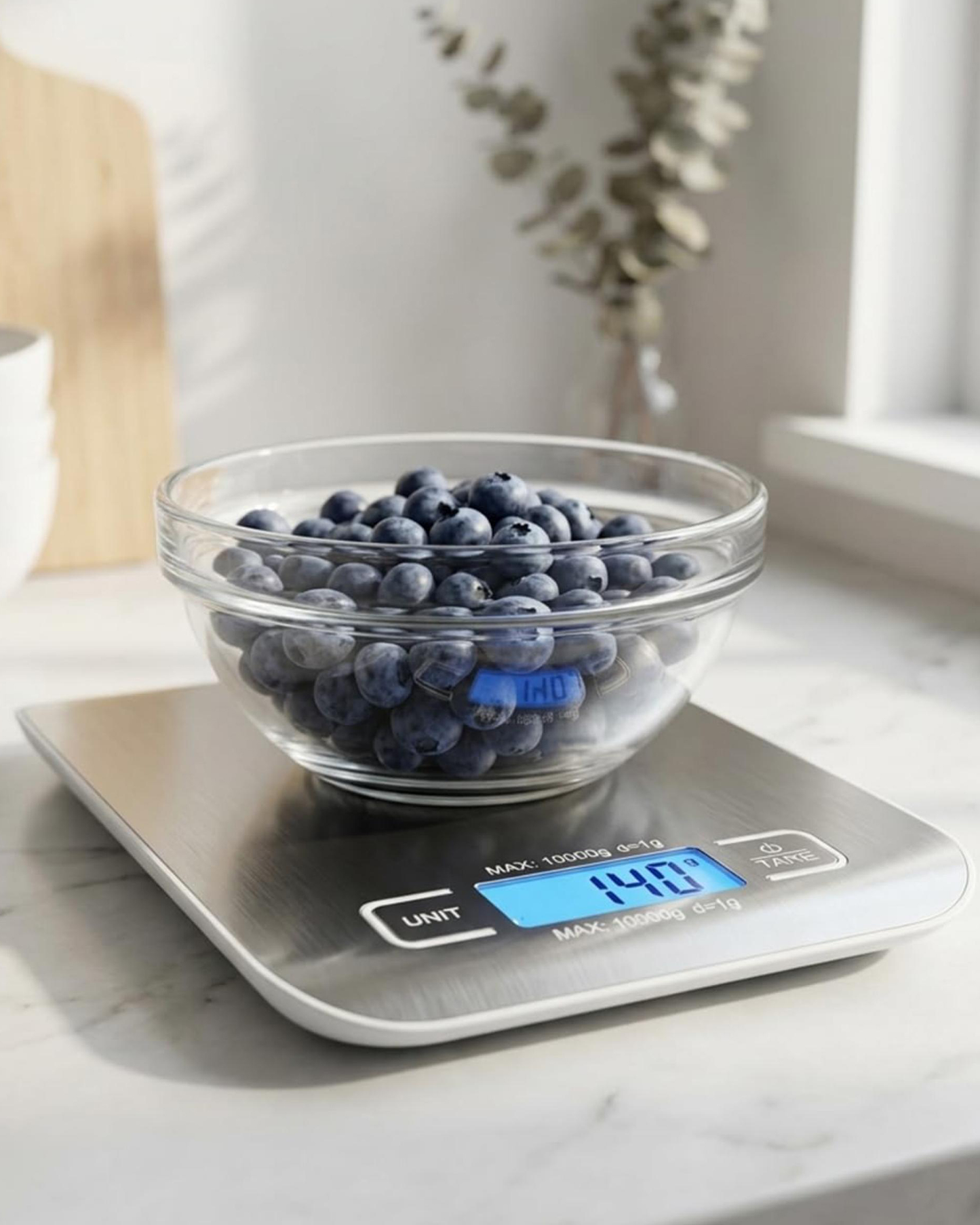 Cuisine Art Digital Kitchen Scale Stainless Steel Silver