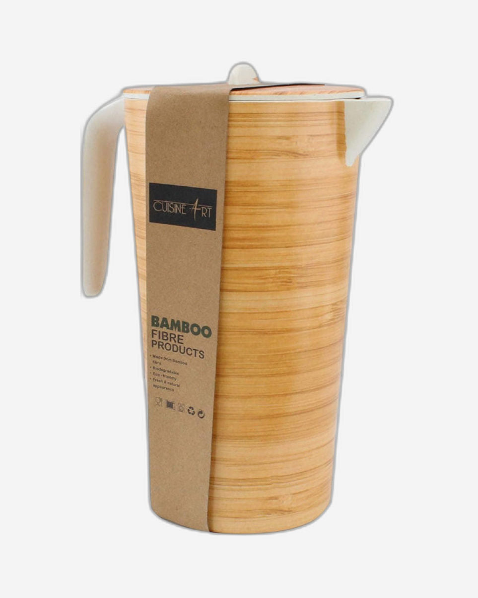 Cuisine Art Jug Bamboo Fibre Wood Design 21cm