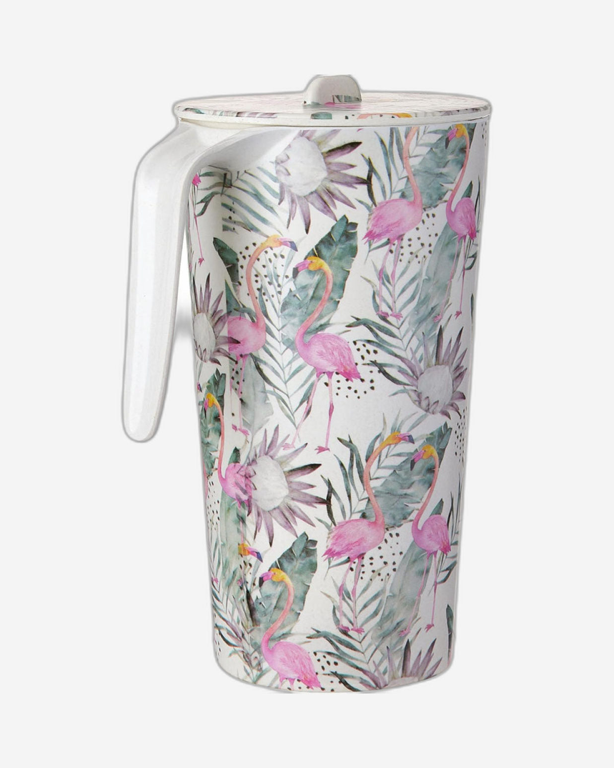 Cuisine Art – FLORENCE - Eco-Friendly Water Pitcher with Pour Spout and Lid Bamboo Fibers Water Carafes Hot Cold Beverage Jug Iced Tea Juice Carafes for Water Juice Iced Tea - 1.45L