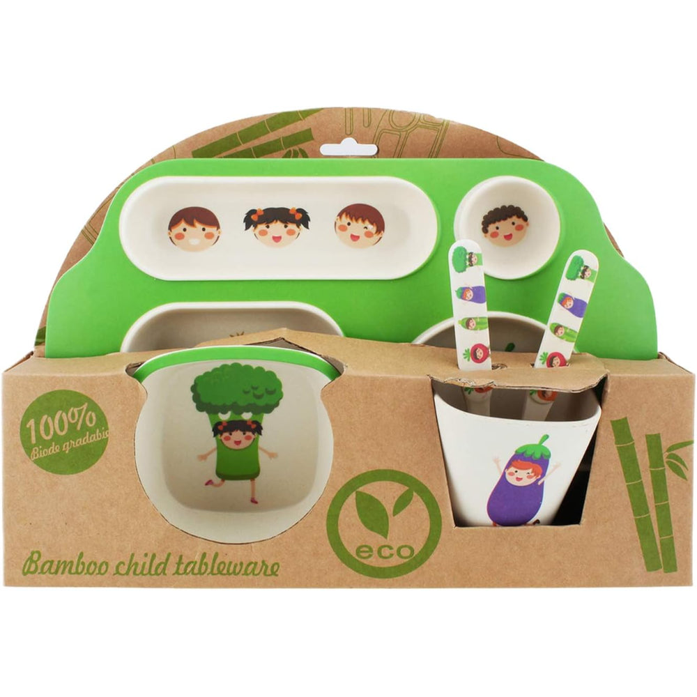Cuisine Art Kids Dinnerware Set Bamboo Fiber