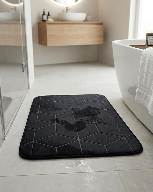 Cuisine Art Memory Foam Bath Mat 40×60 cm Black