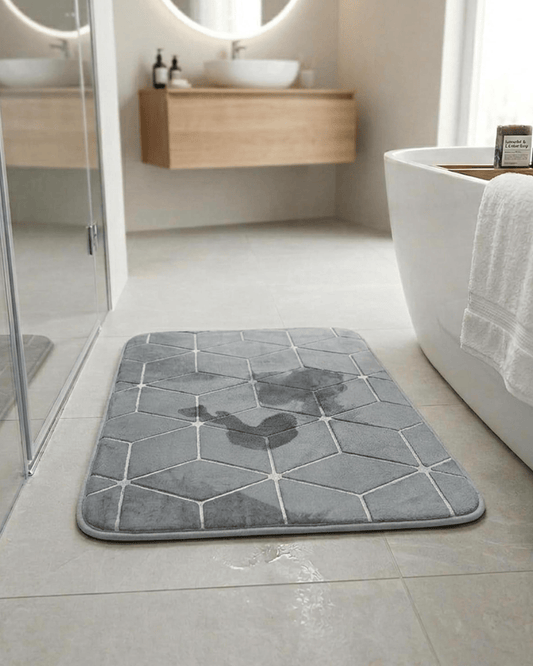 Cuisine Art Memory Foam Bath Mat 40×60 cm Grey