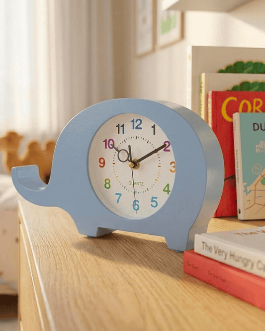 Cuisine Art Dinosaur Clock Blue