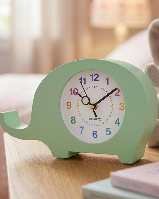 Cuisine Art Dinosaur Clock Green
