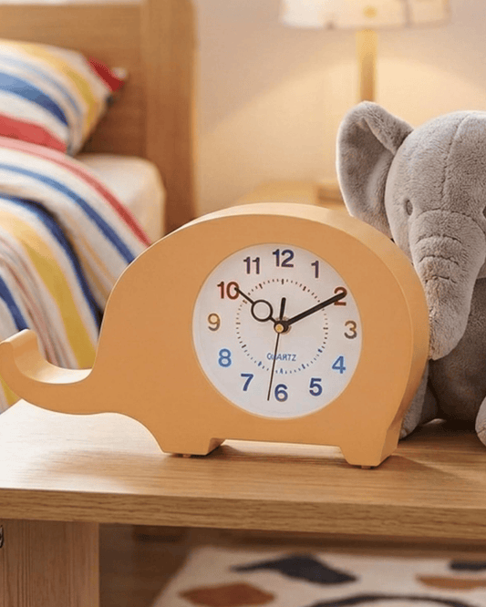 Cuisine Art Dinosaur Clock Orange