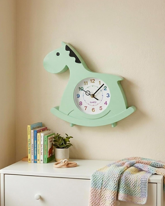 Cuisine Art Magical Horse Clock Green