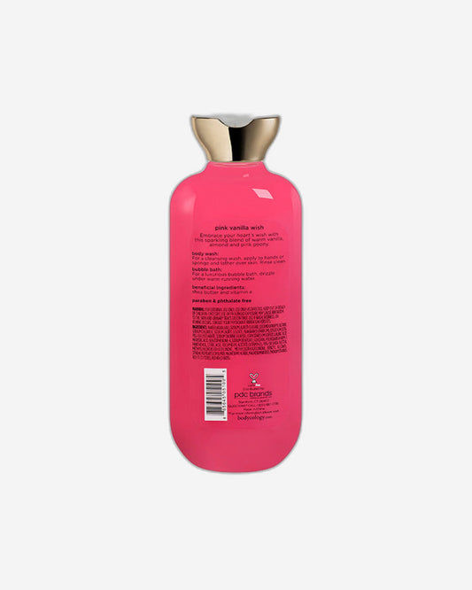 Bodycology Pink Vanilla Wish Moisturizing Body Wash Shower Gel 473ml