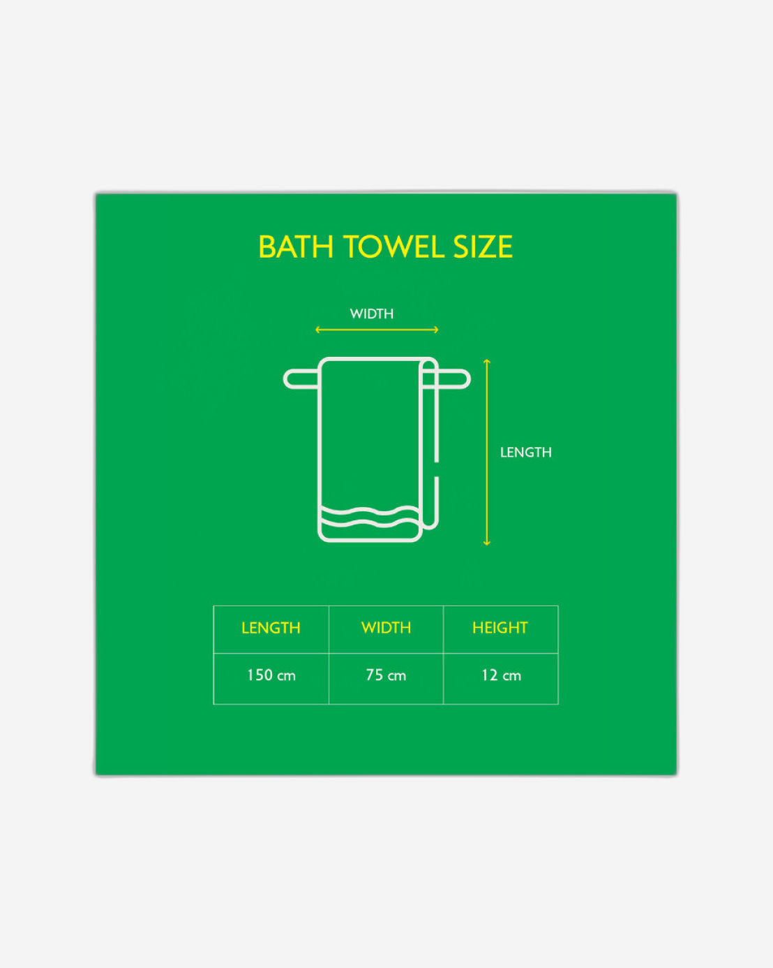 United Colors of Benetton Ash Safari Bath Towel 450 GSM