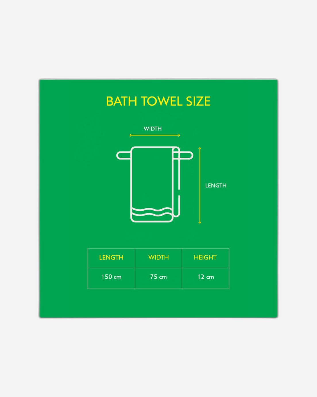 United Colors of Benetton Safari Bath Towel 450 GSM Roasted nut