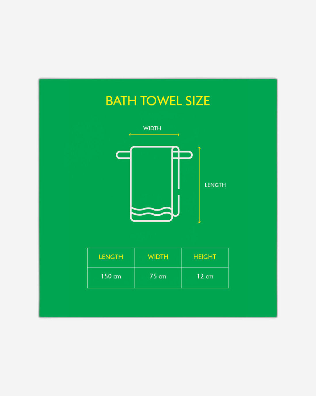 United Colors of Benetton Foliage Safari Bath Towel 450 GSM