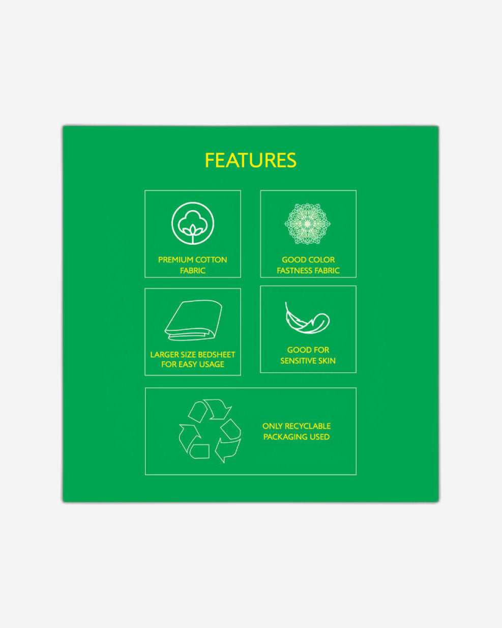 United Colors of Benetton Rainbow 210 TC Super King Bedsheet with 2 Pillow covers Orange