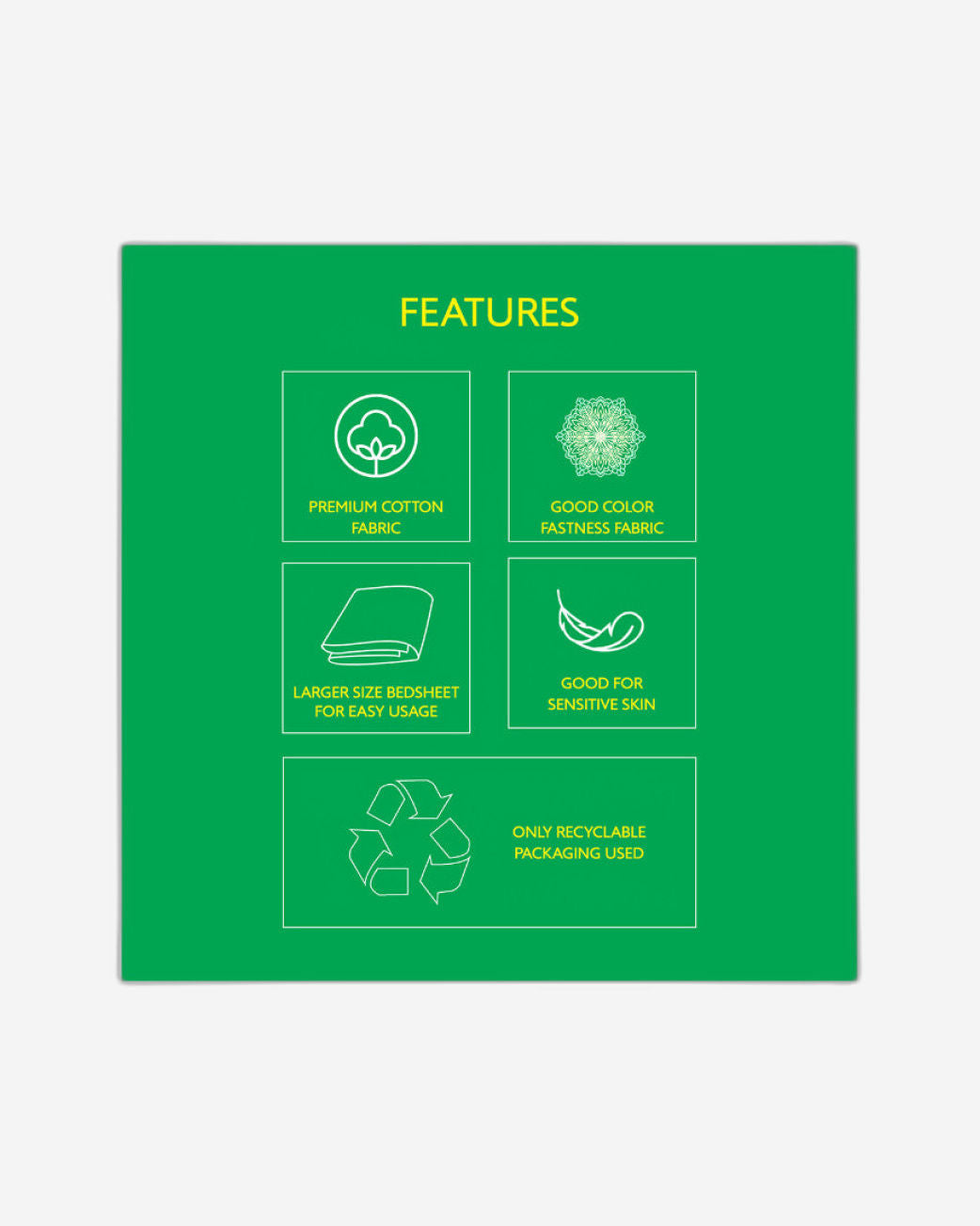 United Colors of Benetton Kids 210 TC King Bedsheet with 2 Pillow covers Lavender