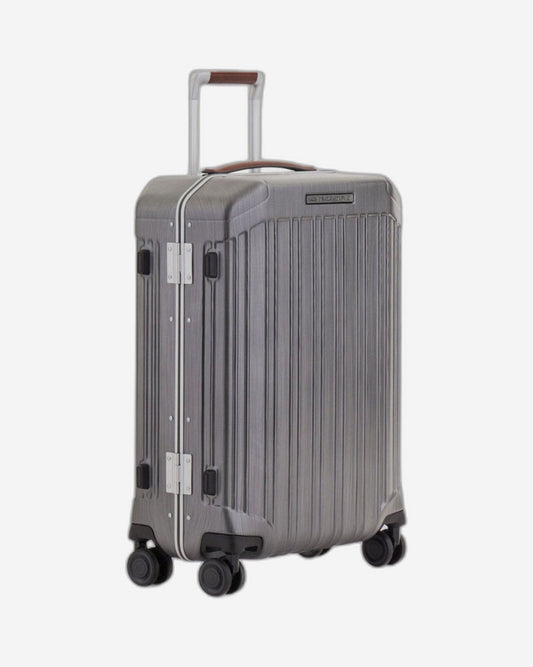 Piquadro Pqlm-Frame 55cm Cabin Luggage Black/Light Brown