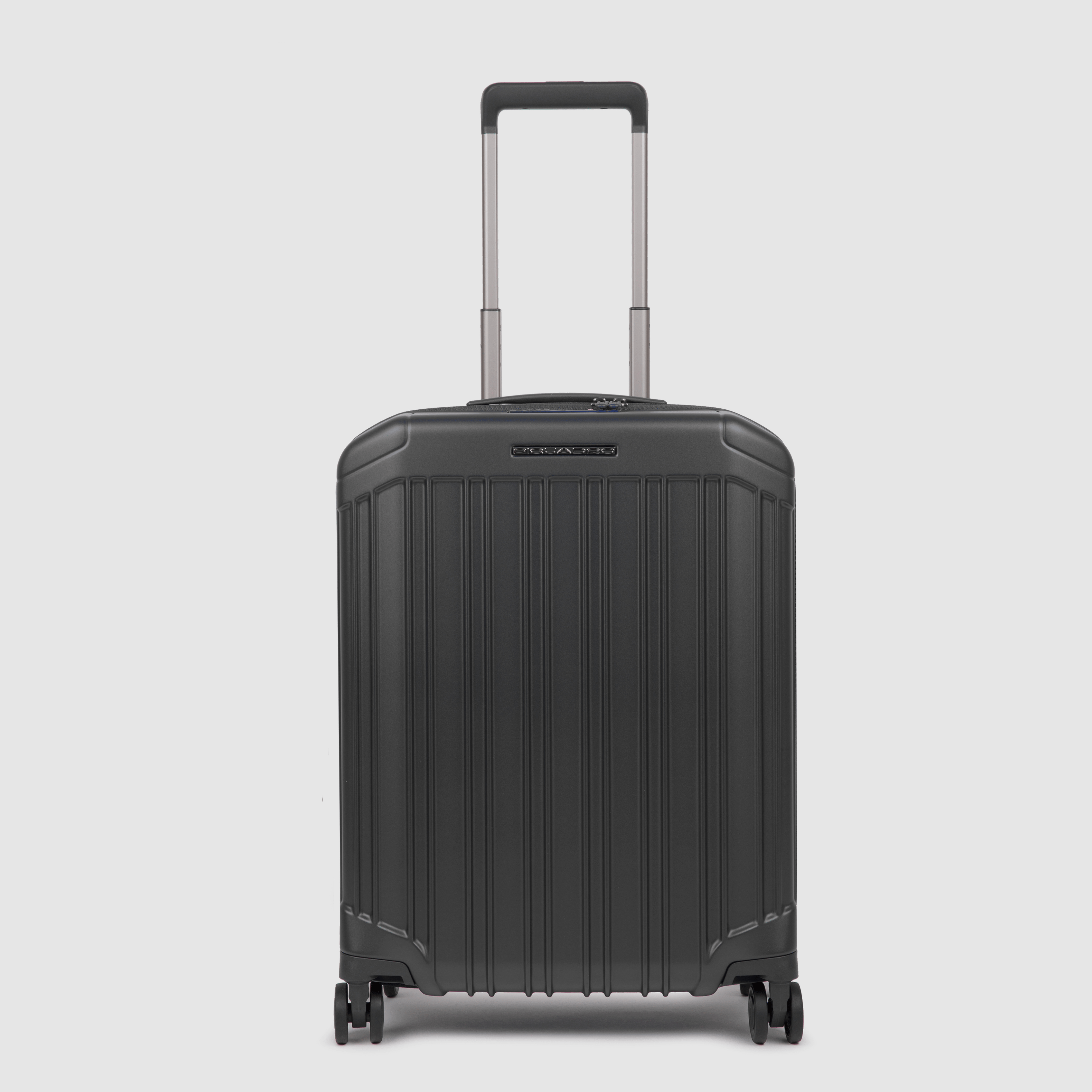 Piquadro Pq-Light 55cm Cabin Trolley Matt Black
